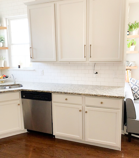 DIY Painted Kitchen Cabinet Transformation: Before and After - Sweet ...