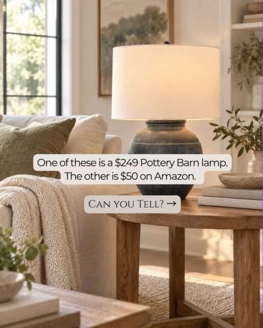 POV: your living room looks expensive 💰 and your bank account has no idea. 

These ceramic lamps have full Pottery Barn energy — the chalky matte finish, the soft linen shade, that quiet, soft, organic shape.

 Designer tip: the tell on a cheap lamp is always the shine. Skip anything with a glossy glaze, go matte, and nobody can clock the price. 

Comment LAMP and I'll send you the exact one (plus two more that fooled everyone).
#lookforless #amazonhome #potterybarndupe #homeonabudget #lightingdesign

LinkDM *113*
