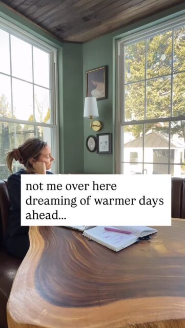 Winter me, dreaming of summer days and making poolside memories ☀️ #cozyliving #dreamingofsummer #simplejoy