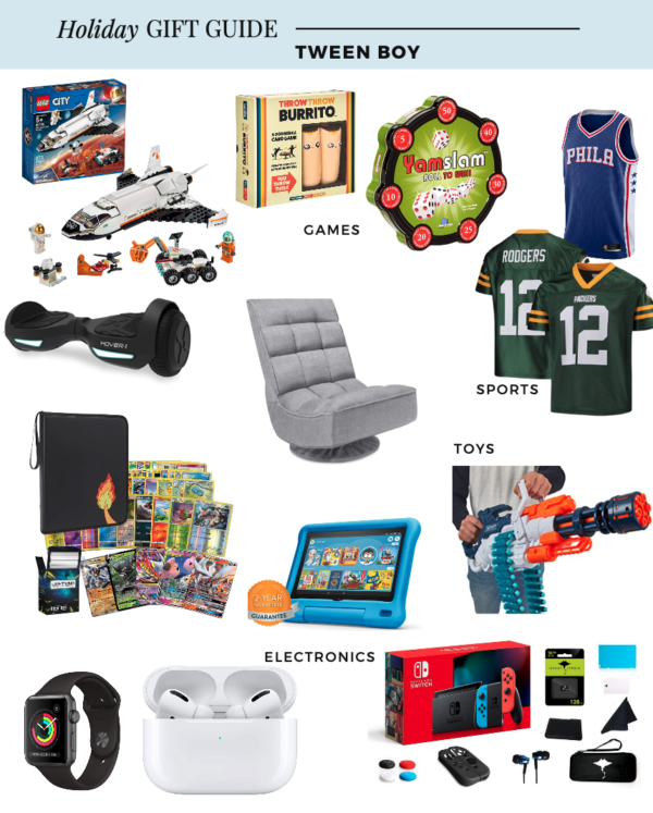 Holiday Gift Guide for Tween Boys - Sweet Motherly