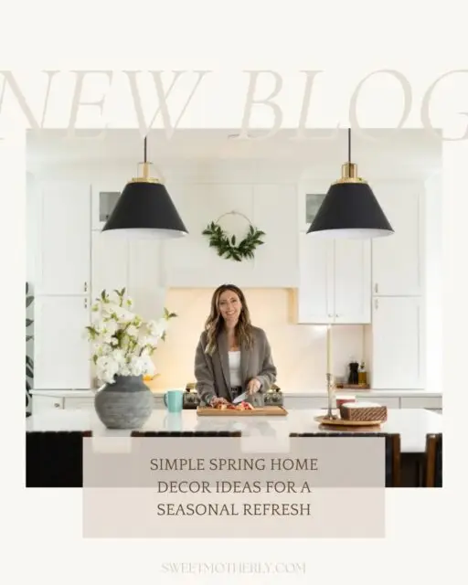 Comment BLOG and I’ll send you the full blog with all my simple spring home decor ideas 🤍🌿
If your home has been feeling a little heavy after winter, this is your sign for a gentle reset.
I just shared my go-to simple spring home decor ideas that don’t require a full redecorate. Just a few small, intentional swaps that make everything feel lighter and calmer.
Think:
 ✨ Fresh greenery + simple florals
 ✨ Lighter fabrics and neutral textures
 ✨ Decluttered, clean surfaces
 ✨ Soft, timeless spring colors
It’s less about adding more… and more about creating a space that feels fresh, peaceful, and easy to maintain.
Because a calm home really does make everyday life feel better 🤍

LinkDM *063*