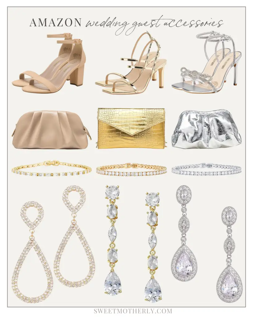 A bunch of different types of jewelry and shoes