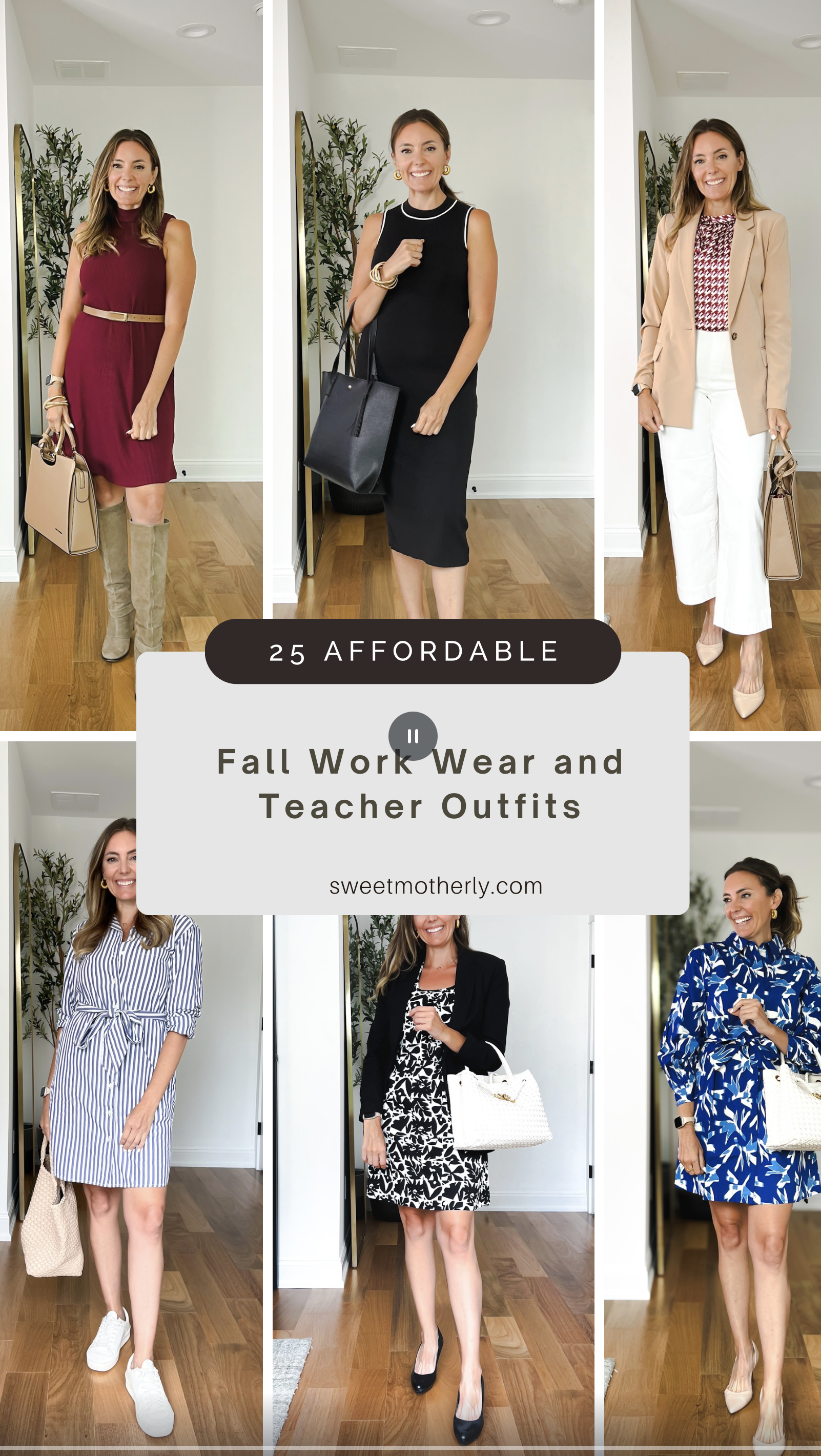 25 Affordable Fall Work Wear and Teacher Outfits - Sweet Motherly