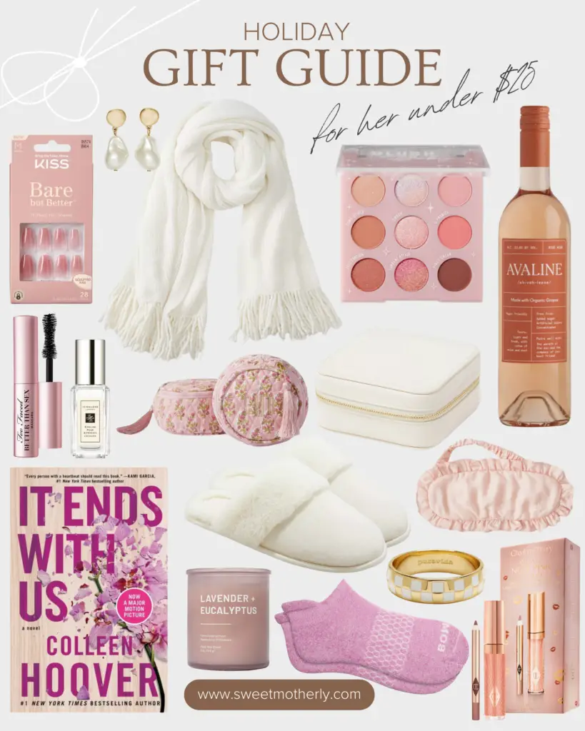 2 3 - Sweet Motherly A collage of items that include makeup, lipstick and wine.