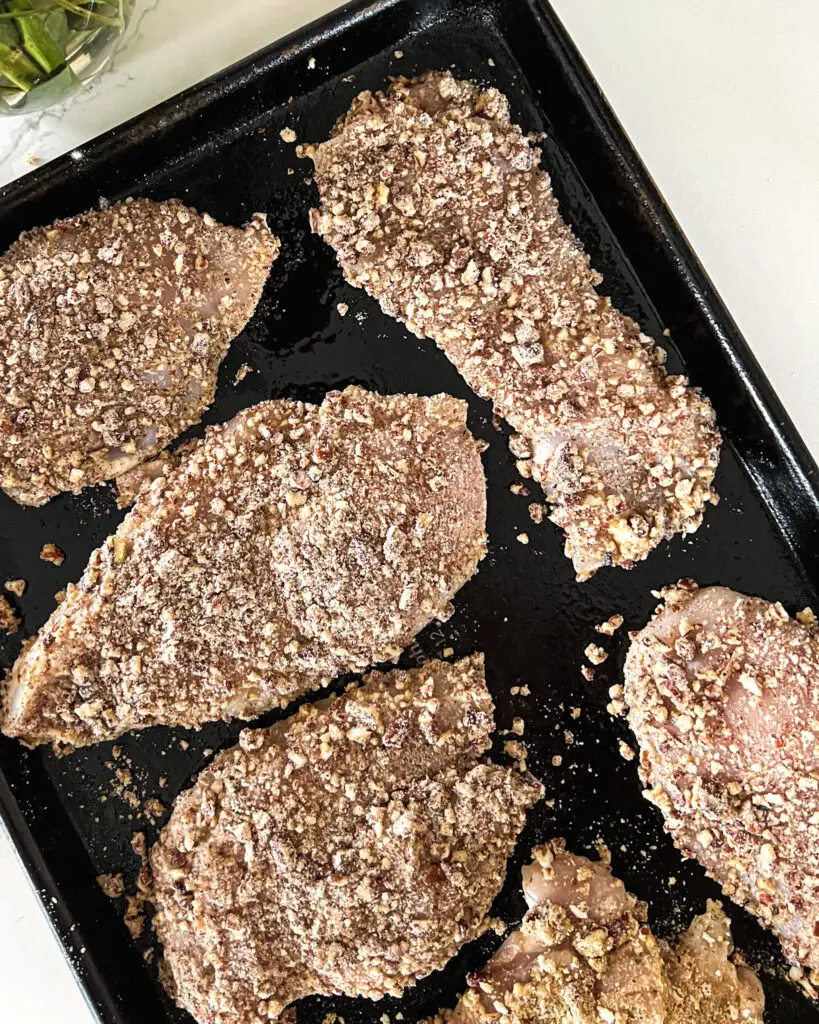 Gluten-Free-Crispy-Pecan-Crusted-Chicken - Sweet Motherly
