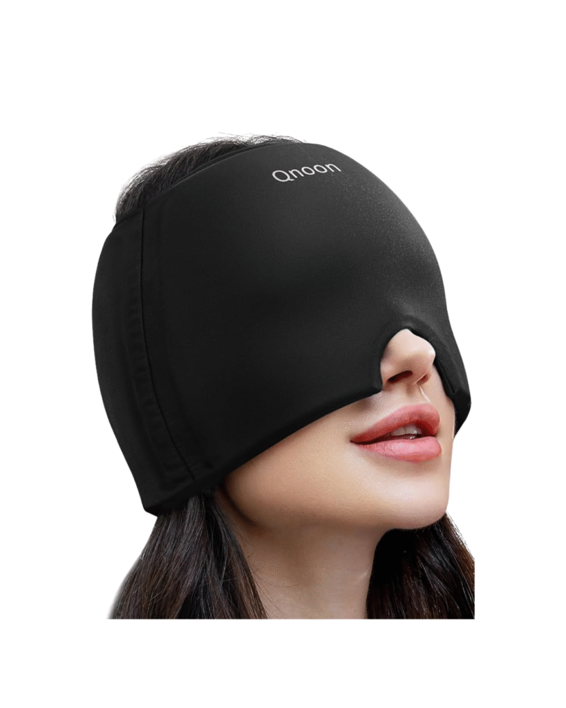 Black Migraine Relief Cap