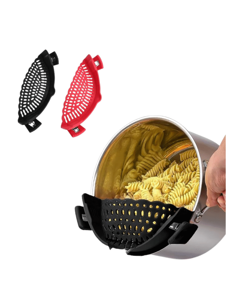 2 PACK Silicone Clip-on Strainer