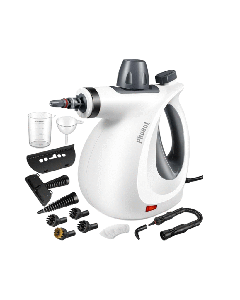 Pressurized Handheld Multi-Surface Natural Steam Cleaner with 12 pcs Accessories