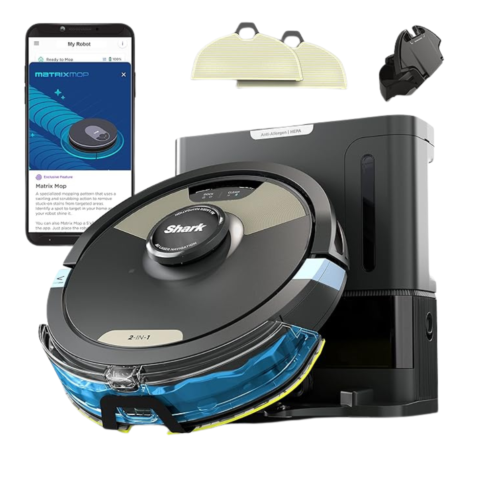 Shark Robot Vacuum & Mop Combo, Powerful Suction