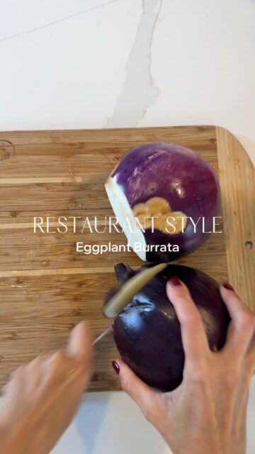 I shared my Eggplant parmesan recipe (secret ingredient) a few reels back. Now you need to try this delicious Eggplant Burrata  I ordered this at a local restaurant and decided that I could recreate at home.  The results - chef's kiss! 😚

1. Eggplant (out of oven - for breading and prep, see my Eggplan Parm recipe)
2. Layer the eggplan, tomato 2 times.  Add half a ball of burrata to the top. 
3. For added nutrition, I started sprinking micro greens over the top (delish)
4. Drizzle with olive oil, pinch of salt (celtic sea salt is my go to)
5. Drizzle with a balsamic glaze for the final touch! 

#italianrecipes #healthyfood #farmtotabledish