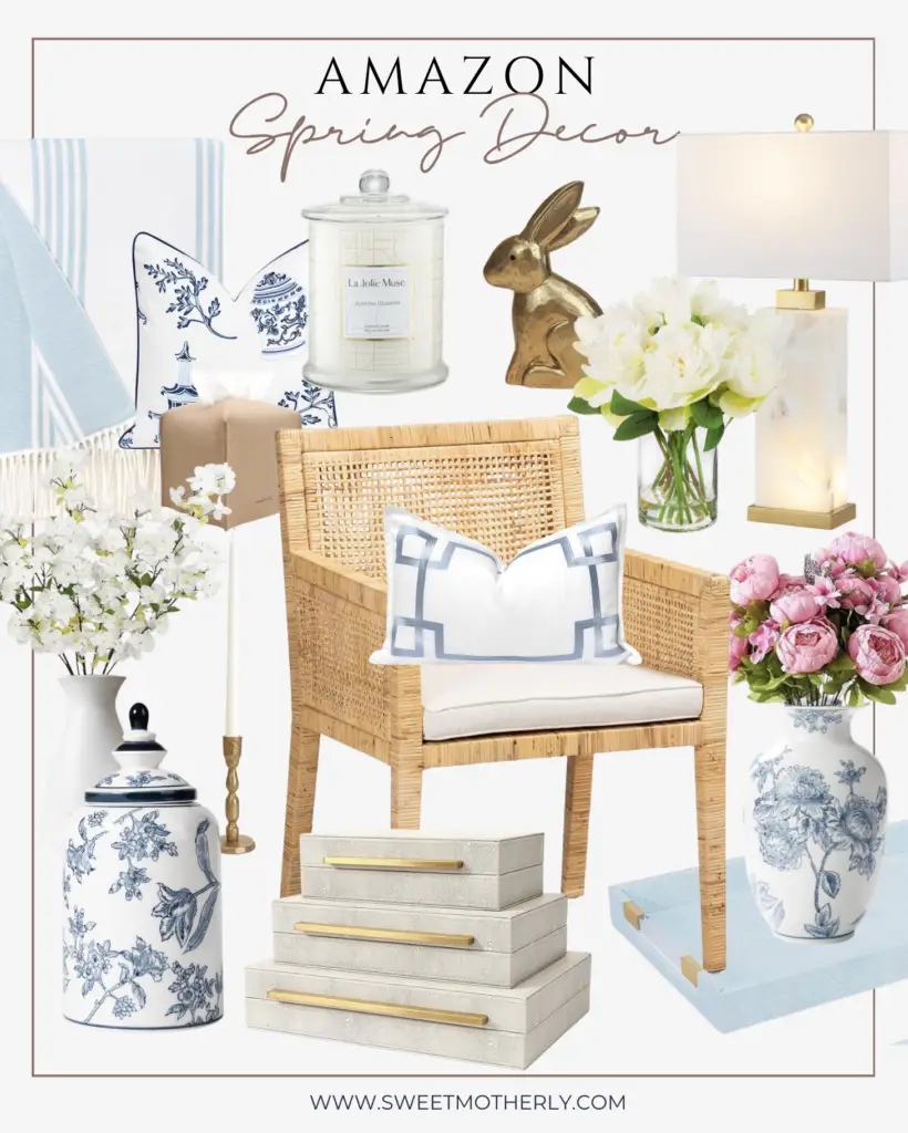 neutral spring home decor