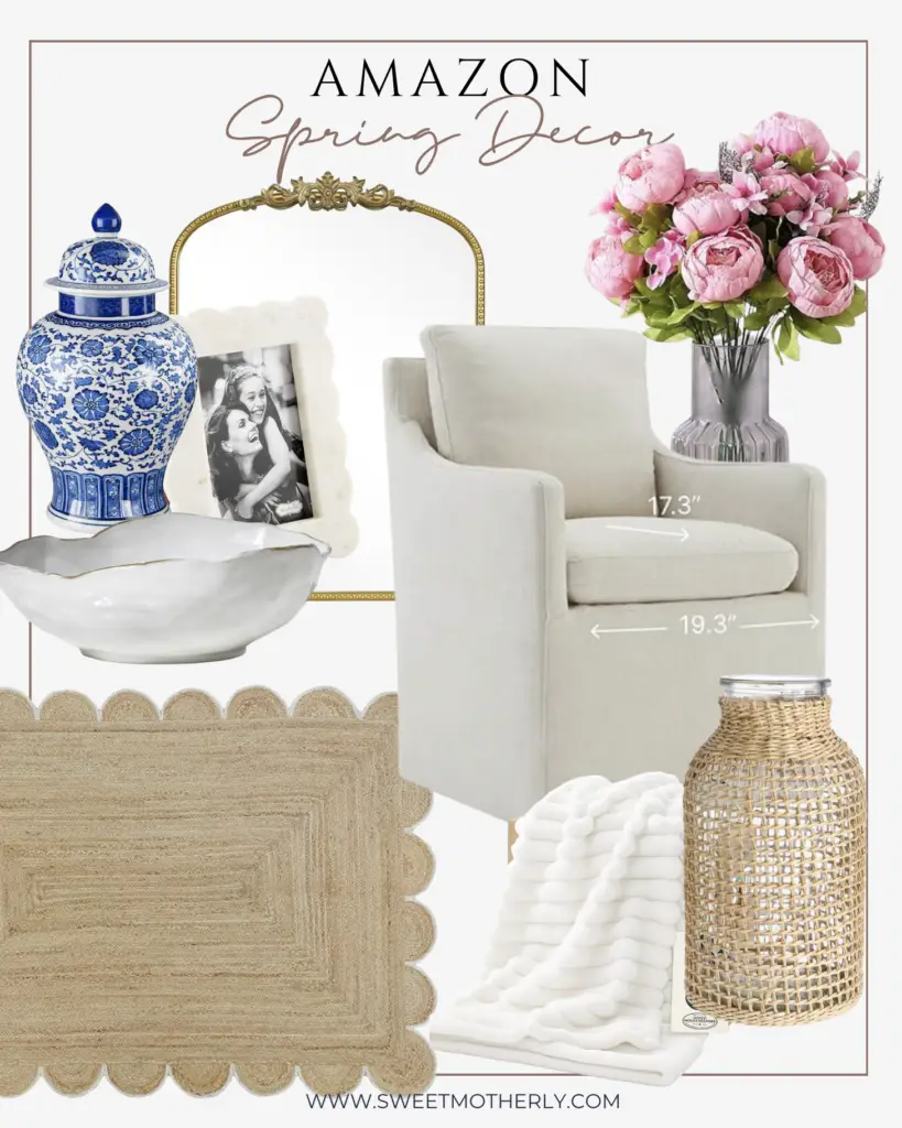 neutral spring home decor