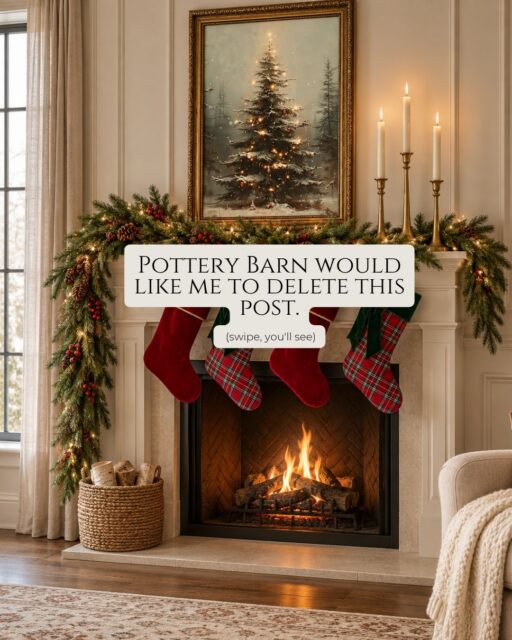 Every year I fall in love with the Pottery Barn holiday catalog. 🎄
And every year I close it after seeing the prices.

So I went looking for the same look on Amazon. Velvet, plaid, brass, warm white lights. All of it.
Plaid stockings with velvet cuffs give the mantel that classic, cozy feel.
Brass candlesticks add height and a little glow.
The lit ceramic village turns any shelf into a moment.
Velvet bows and a ruffled tree skirt make the tree look styled, not just decorated.
Mercury glass ornaments and gold wire orbs bring the sparkle without looking cheap.
A vintage-style tree painting pulls the whole room together. ✨

The designer version of this would cost a small fortune. This look comes in WAY less.
You don’t need a catalog budget to have a catalog Christmas!

🌲𝗖𝗼𝗺𝗺𝗲𝗻𝘁 𝗛𝗢𝗟𝗜𝗗𝗔𝗬 𝗮𝗻𝗱 𝗜’𝗹𝗹 𝘀𝗲𝗻𝗱 𝘆𝗼𝘂 𝘁𝗵e 𝗹𝗶𝗻𝗸s. 🛒🛍️

#amazonchristmasdecor #potterybarnstyle #christmasdecorideas #amazonhomefinds #holidayhomedecor
LinkDM *170*